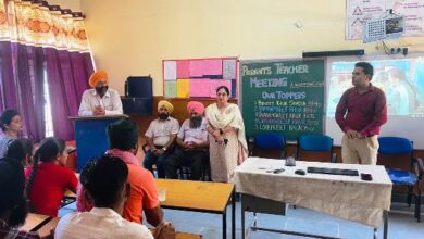 PTM/INSPIRE MEET 2022:  SDM visits three Govt Schools in Ferozepur