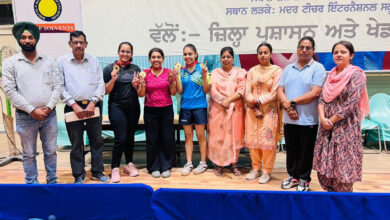 राज्य स्तरीय टेबल टेनिस प्रतियोगिता में फिरोजपुर ने जीता स्वर्ण पदक