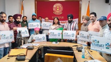 DC releases banner to join campaign to maintain Survey status and make garbage-free Ferozepur
