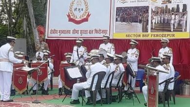 BSF holds Band Display under Azadi Ka Amrit Mahotsav
