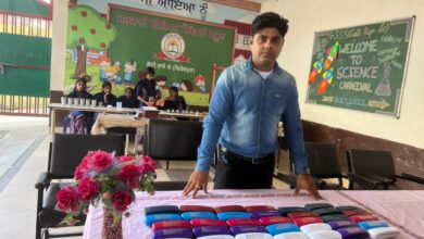 Under project ‘Drishti’, 150 students given spectacles after screening by Vipul Narang- a social activist
