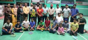 Inyat and Pankita represented Ferozepur in State Level Open Badminton Competition-22, got Bronze Medals