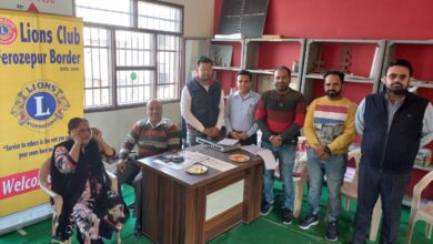 Lions Club, Ferozepur Border organizes Chakshu Camp