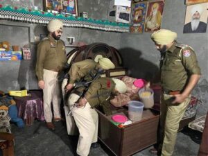 Ferozepur police conducts CASO at 16 crime and drug infected hotspots