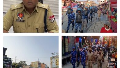 Ferozepur police conduct Flag March jointly with CRPF and RAF