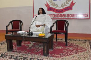 SESSION ON MEDITATION AND MENTAL HEALTH FOR BSF JAWAN AND FAMILIES HELD AT SHQ FEROZEPUR CAMPUS