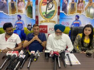 Star Cast visit Press Press for Punjabi film promotion Gill Sahib Scooter Wale - War Against Drug