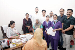 Free medical camp for Domestic workers  organized by Mayank Foundation in collaboration with Ferozepur Medicity Hospital and Sewa Punjab