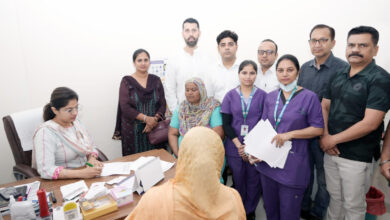 Free medical camp for Domestic workers  organized by Mayank Foundation in collaboration with Ferozepur Medicity Hospital and Sewa Punjab
