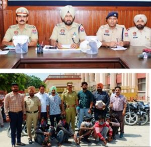 Ferozepur police nabbed 5 looters, snatchers gang members, recovers 32 motorcycles