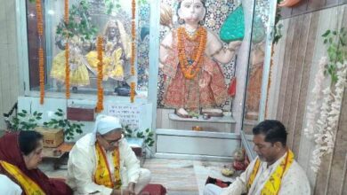 1.25 lac times Hanuman Chalisa recitation in Ferozepur for world peace enters third day
