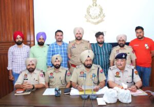 "Operation Vigil" : 19 booked in 19 cases under NDPS, Excise, Gambling, Arms Acts in Ferozepur