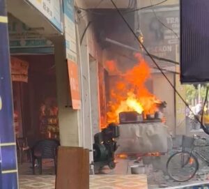 Shop opposite Central Jail gutted in fire