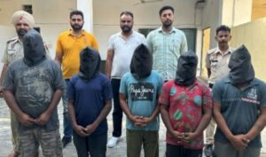 Ferozepur Police nab 5 persons with illegal weapons planning to commit dacoity