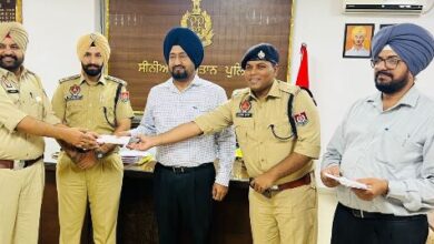 Ferozepur police rewards cop with cash prize for exemplary work