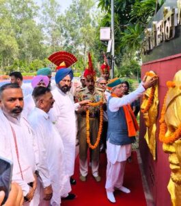 Union Law Ministers Meghwal pays tributes to martyrs at National Martyrs Memorial Hussainiwala