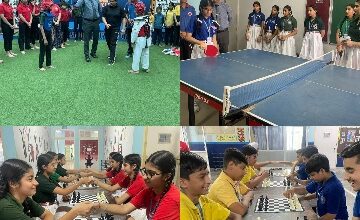 डीसीएम इंटरनैशनल में इंटर हाऊस टेबल टैनिस, चैस और ताइक्वांडो चैम्पियनशिप का आयोजन