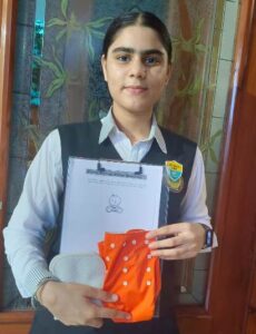 गयाहरवी की छात्रा ने बताया बायोडिग्रिडेबल डॉयपर, देश को पर्यावरण प्रदूषण से बचाना मुख्य लक्ष्य