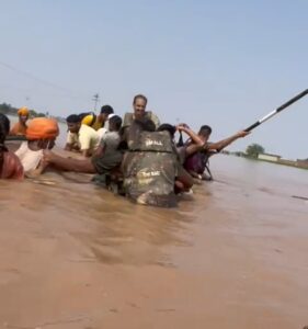 In Ferozepur, boat overturned due to over capacity, all rescued safe