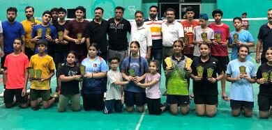 Ferozepur Distt Badminton Championship-2023 concludes at SBS Stadium
