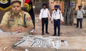 Deadline over, police removes non-high security number plates in Ferozepur