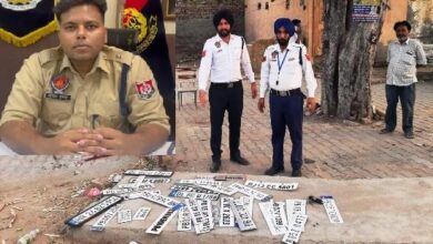 Deadline over, police removes non-high security number plates in Ferozepur