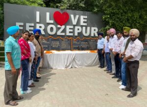 Under Meri Mitti Mera Desh campaign, tributes paid to freedom fighters of Ferozepur