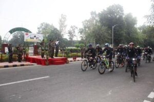 Golden Arrow Division holds Cycle Expedition to commemorate Diamond Jubilee of 7 Inf Div