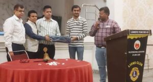 Rohit gets warm welcome at Lions Club Ferozepur after travelling 21,000 km 