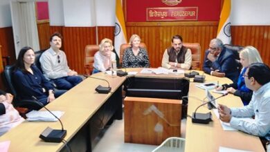 Norwegian delegation holds meeting with DC, visits Postal Bank, appreciates Public Distribution System