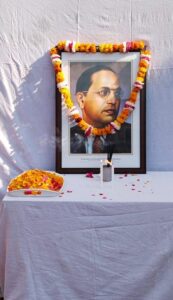 रेलवे प्रांगण में भारत रत्न डॉ. भीमराव अम्बेडकर जी का 68वाँ महापरिनिर्वाण दिवस मनाया