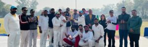 एम.आर. दास मैमोरियल क्रिकेट चैम्पियनशिप के फाईनल में डीसीएम एल्यूमनी टाइगर्स ने विजेता ट्राफी पर कब्जा जमाया