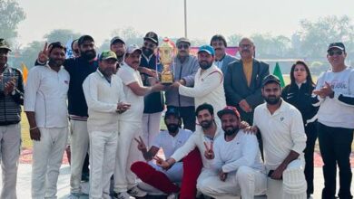 एम.आर. दास मैमोरियल क्रिकेट चैम्पियनशिप के फाईनल में डीसीएम एल्यूमनी टाइगर्स ने विजेता ट्राफी पर कब्जा जमाया