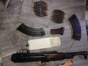 AK-47 among arms, ammunition, cash in sand containing bag found in farming field in Ferozepur