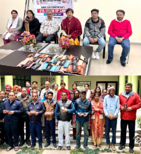 रोटरी क्लब फिरोजपुर छावनी द्वारा देव समाज कॉलेज फिरोजपुर में जरूरतमंद व्यक्तियों को किए गए चश्मे वितरण