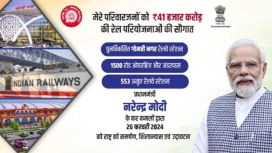 कर्टन रेजर-अमृत भारत स्टे शन योजना - अमृत भारत स्टेशन योजना के अंतर्गत फिरोजपुर मंडल के 5 रेलवे स्टेशनों निर्माण कार्य का शिलान्यास कल प्रधानमंत्री  नरेंद्र मोदी जी के करकमलों द्वारा किया जाएगा