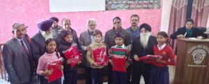 NGOs Coordination Society Ferozepur distributes woollen sweaters  to students