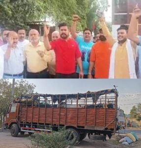 VHP-Bajrang Dal activists caught smuggling 56 cows in Ferozepur