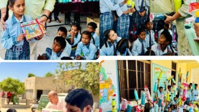 खुशियों का कारवां प्रोजैक्ट के तहत फिरोजपुर फाऊंडेशन द्वारा गांव झुगे केसर सिंह वाला के सरकारी प्राईमरी स्कूल में जरूरतमंद विद्यार्थियो को सामान वितरित किया