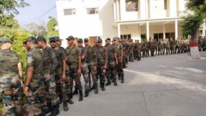 Army personnel show enthusiasm to become a part of festival of democracy in Ferozepur