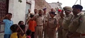 Heartwarming! Children salute senior cops with Jai Hind during CASO Eagle 4 operation in Ferozepur