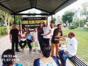 Lions Club Ferozepur organizes Medical Camp for Sugar and Cholesterol Checkup Camp