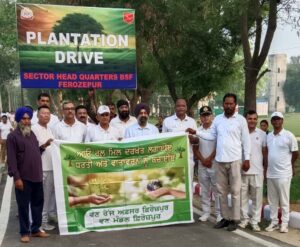 BSF holds plantation drive in Ferozepur