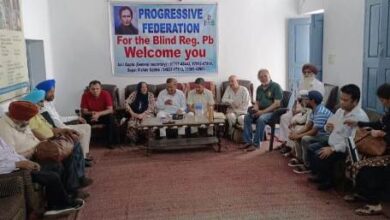 PFB Punjab holds meeting to start Braille Book Bank, celebrate World Disability Day in Ferozepur