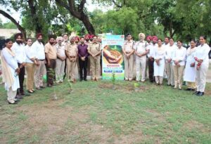 DIG Ferozepur Range launches plantation drive in Ferozepur, plants ‘Bohar Sapling’ at Police Line