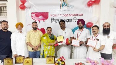 Hans Foundation Organizes Blood Donation Camp at Ferozepur Municipal Council