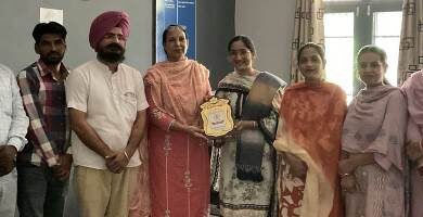 Punjab’s Pride: Manjinderjeet Kaur Sandhu honoured for selection as HCS Judge