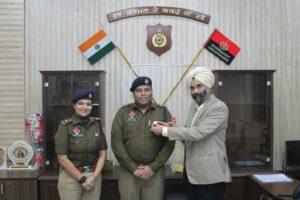 Randhir Kumar SP(D) honoured with DGP Disc Award