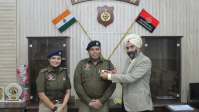 Randhir Kumar SP(D) honoured with DGP Disc Award