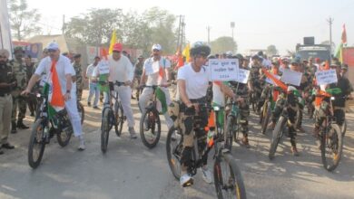 BSF Cycle Rally Passes Through 25 Border Villages, Promotes Drug Awareness